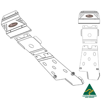 Vonnies Heavy Duty Bash Plates For Toyota Hilux N70/KUN26R 2005-2015