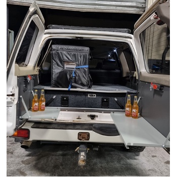 Vonnies Rear Barn Door Fold Down Table for Nissan Patrol GU (1997-2016)