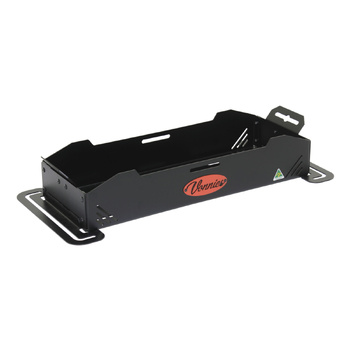 Vonnies Black 20L Roof Mounted Single Jerry Can Holder for Water &amp; Fuel. Australian Made