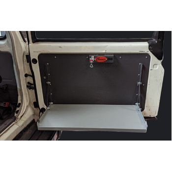 Vonnies Rear Barn Door Fold Down Table Drivers Side for TOYOTA 76/78 Series Landcruiser