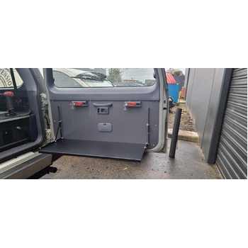 Vonnies Rear Barn Door Fold Down Table for Toyota Landcruiser Prado 90/95 Series.